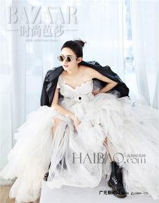 赵丽颖时尚芭莎图片,优雅绽放，时尚魅力尽展
